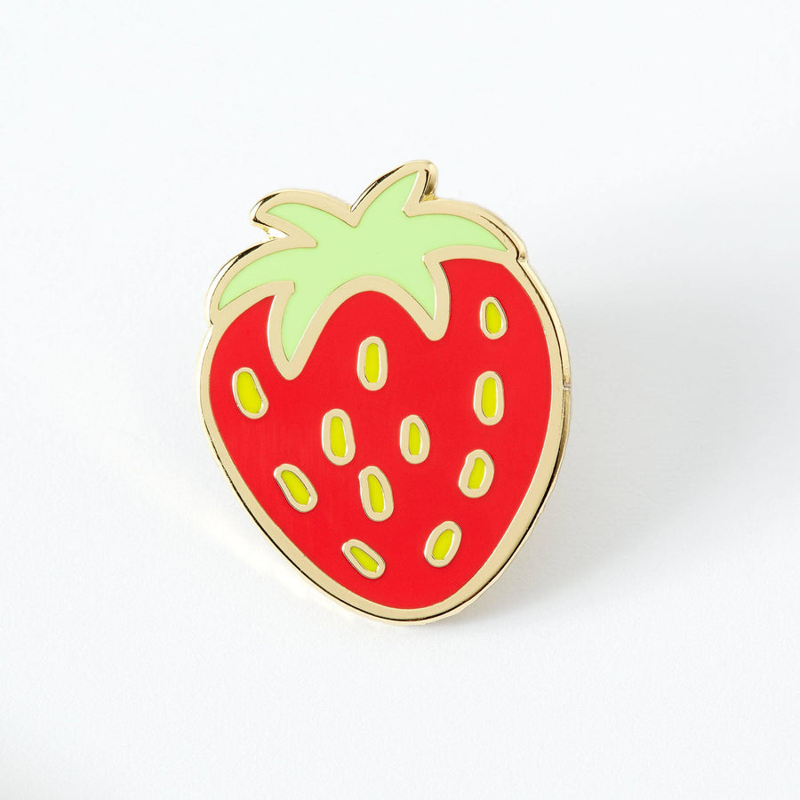Punky Pins Strawberry Enamel Pin