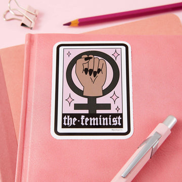 Punky Pins The Feminist Vinyl Sticker
