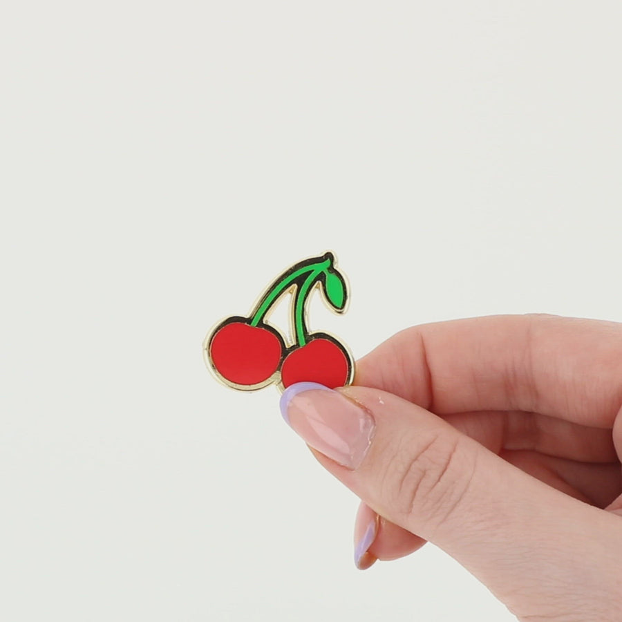 Cherry Enamel Pin