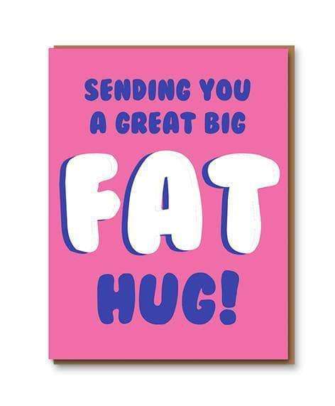 Big Fat Hug Greetings Card