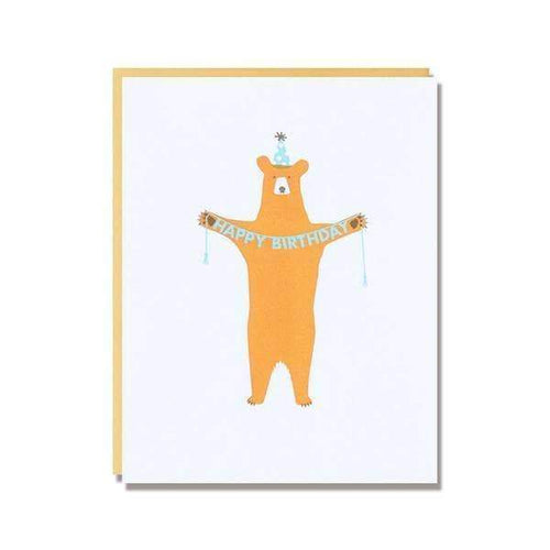 Birthday Bear Greetings Card