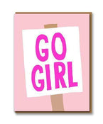 Go Girl Greetings Card