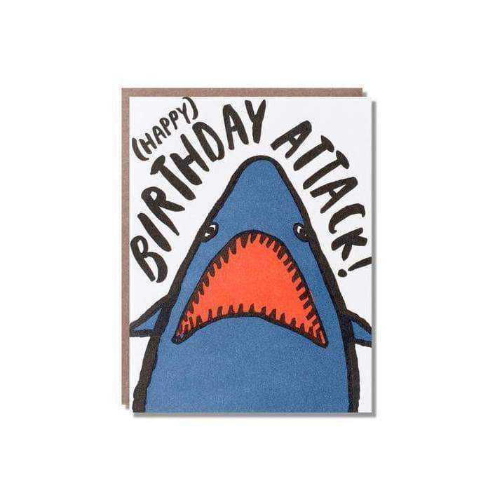 Shark Attack Birthday Card