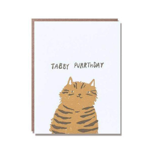 Tabby Purrthday Birthday Card