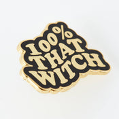 Punky Pins 100% That Witch Enamel Pin