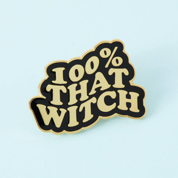 Punky Pins 100% That Witch Enamel Pin
