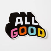 Punky Pins All Good Vinyl sticker