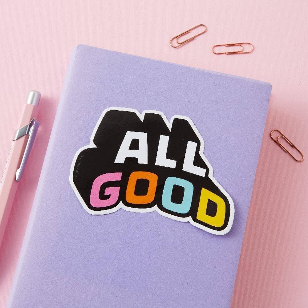 Punky Pins All Good Vinyl sticker