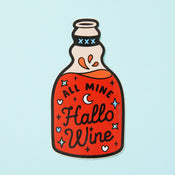 Punky Pins All Mine Hallo Wine Vinyl Sticker