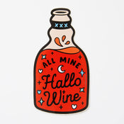 Punky Pins All Mine Hallo Wine Vinyl Sticker