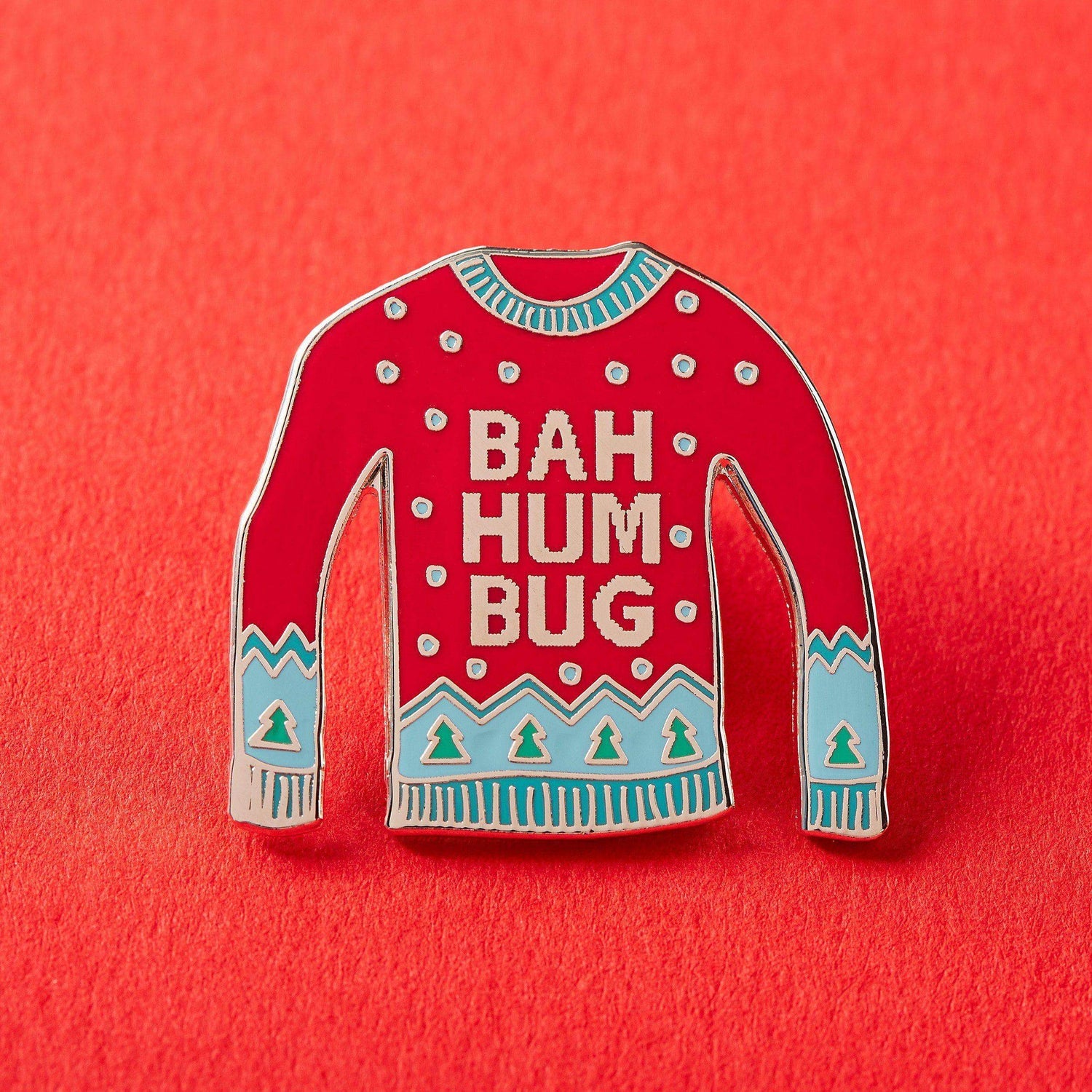 Bah Humbug Jumper Enamel Pin