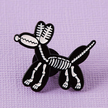 Punky Pins Balloon Animal Skeleton Enamel Pin