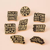 Punky Pins Be Proud Of Who You Are Gold Limited Edition Pin