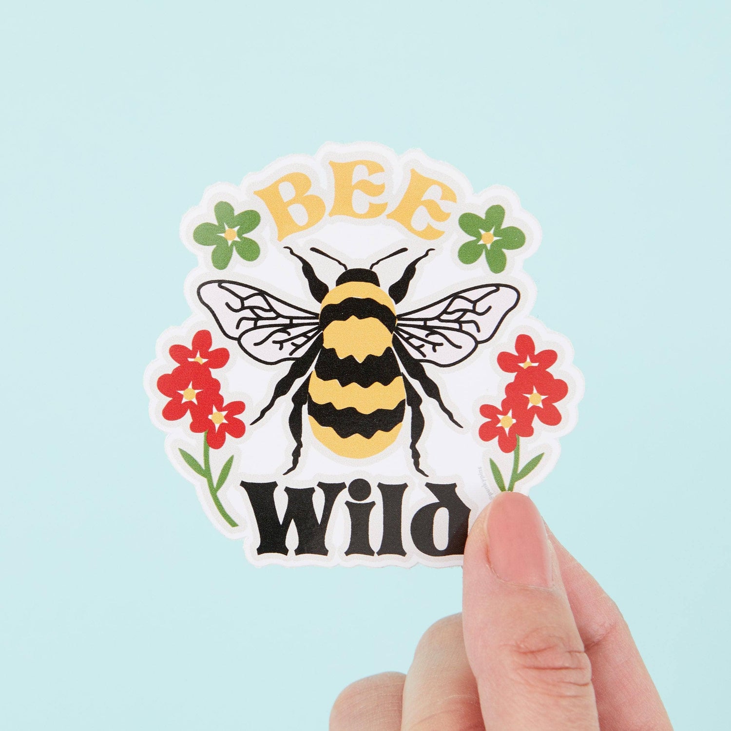 Punky Pins Bee Wild Bumblebee Vinyl Sticker