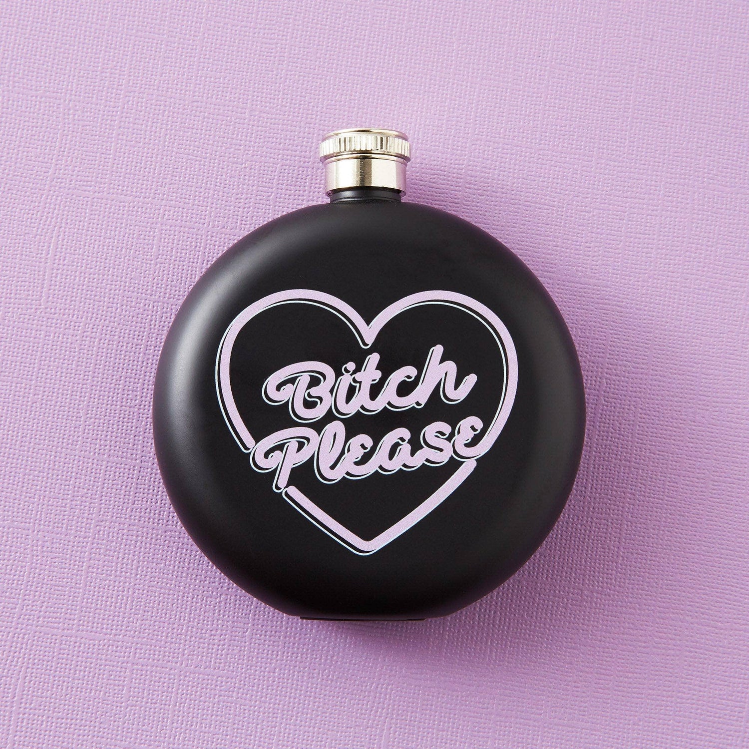 Punky Pins Bitch Please Hip Flask