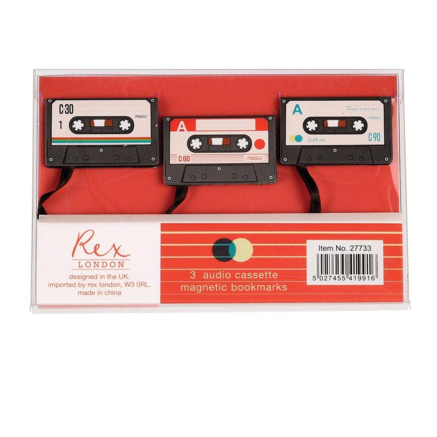 Cassette Tape Bookmark - Set of 3
