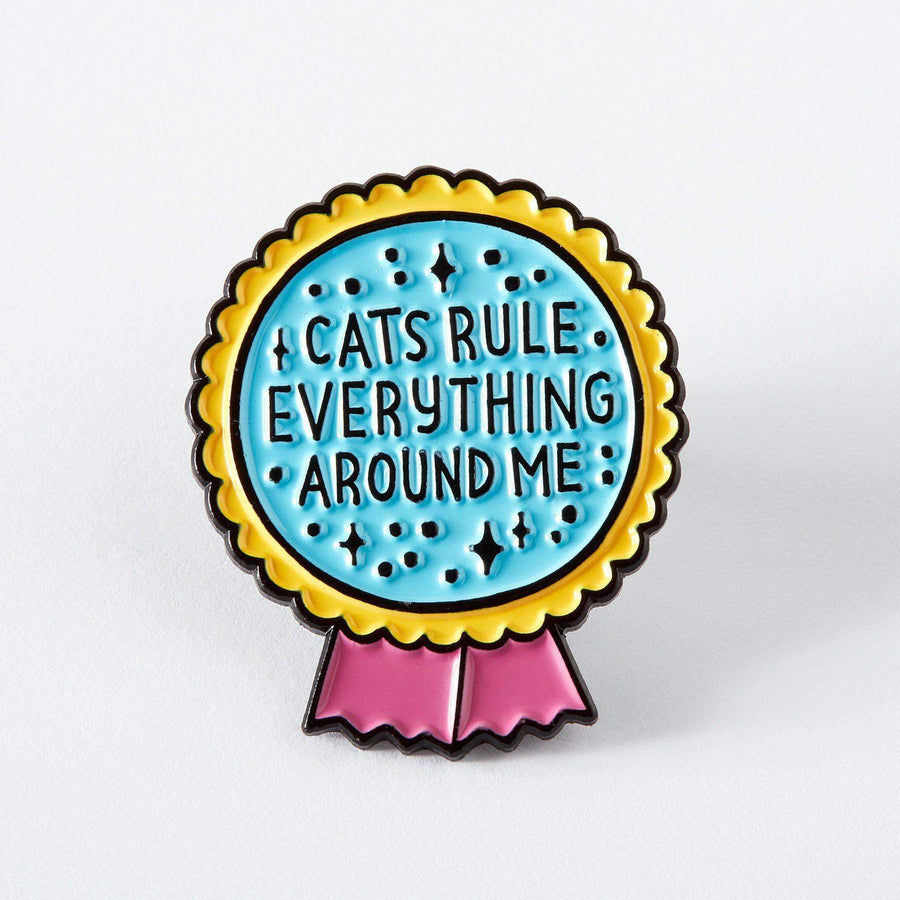 Punky Pins Cats Rule Everything Enamel Pin