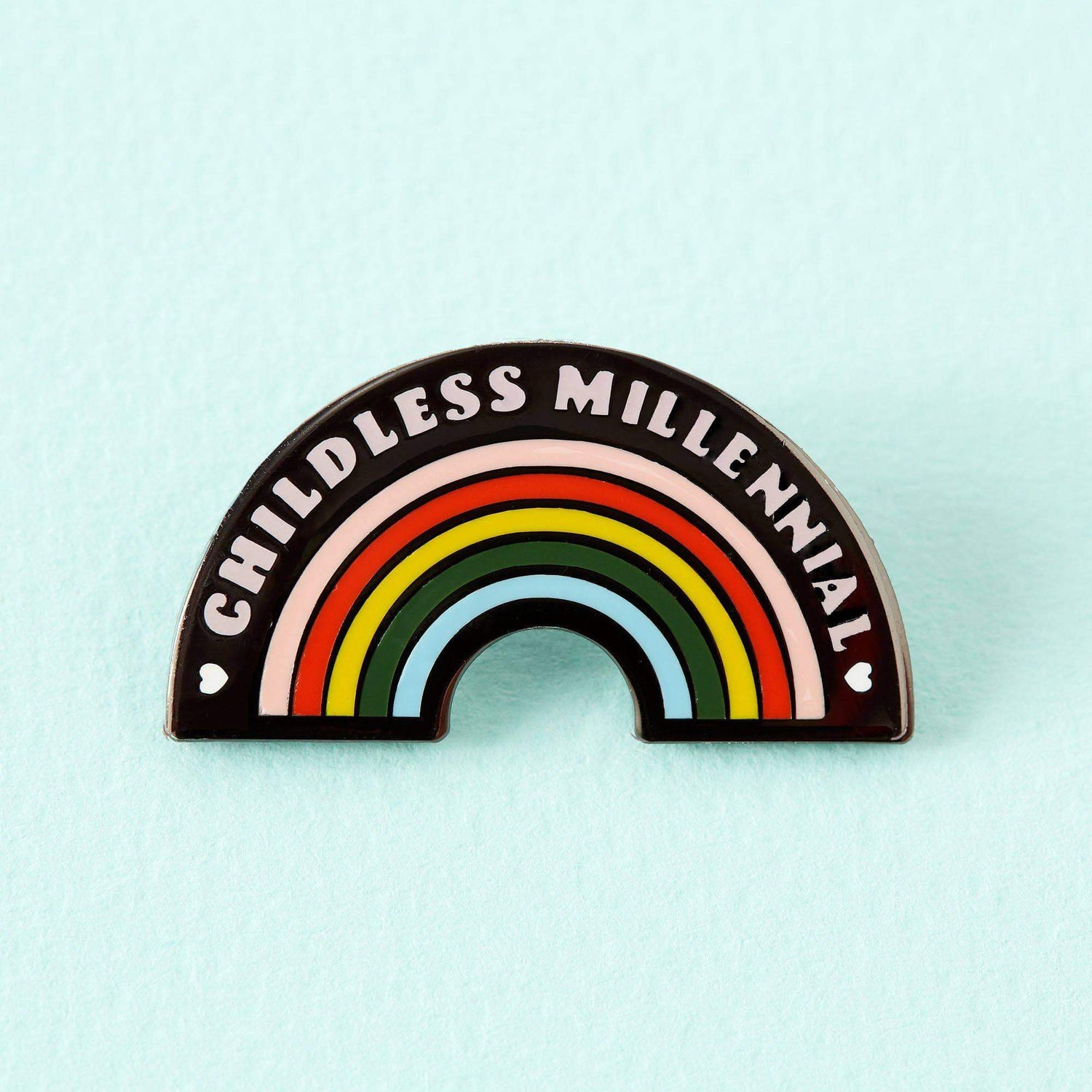 Punky Pins Childless Millennial Enamel Pin