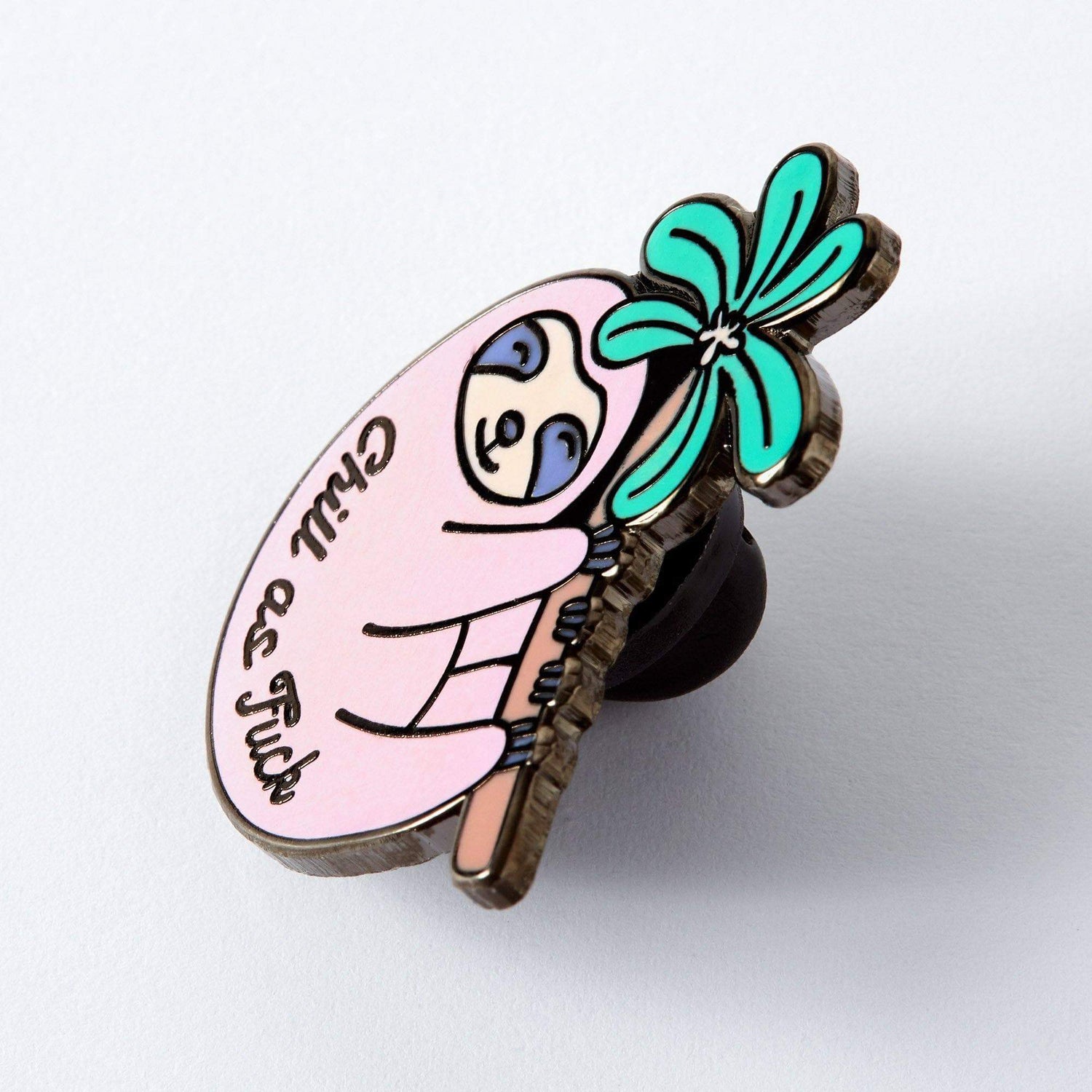 Chill as Fuck Sloth Enamel Pin