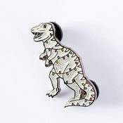 Punky Pins Christmas Dinosaur Enamel Pin