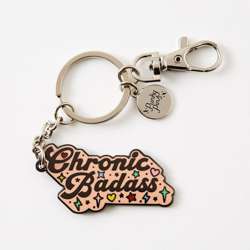 Punky Pins Chronic Badass Hard Enamel Keyring