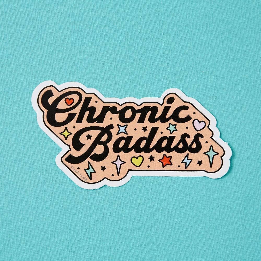 Punky Pins Chronic Badass Vinyl Sticker