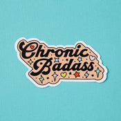 Punky Pins Chronic Badass Vinyl Sticker