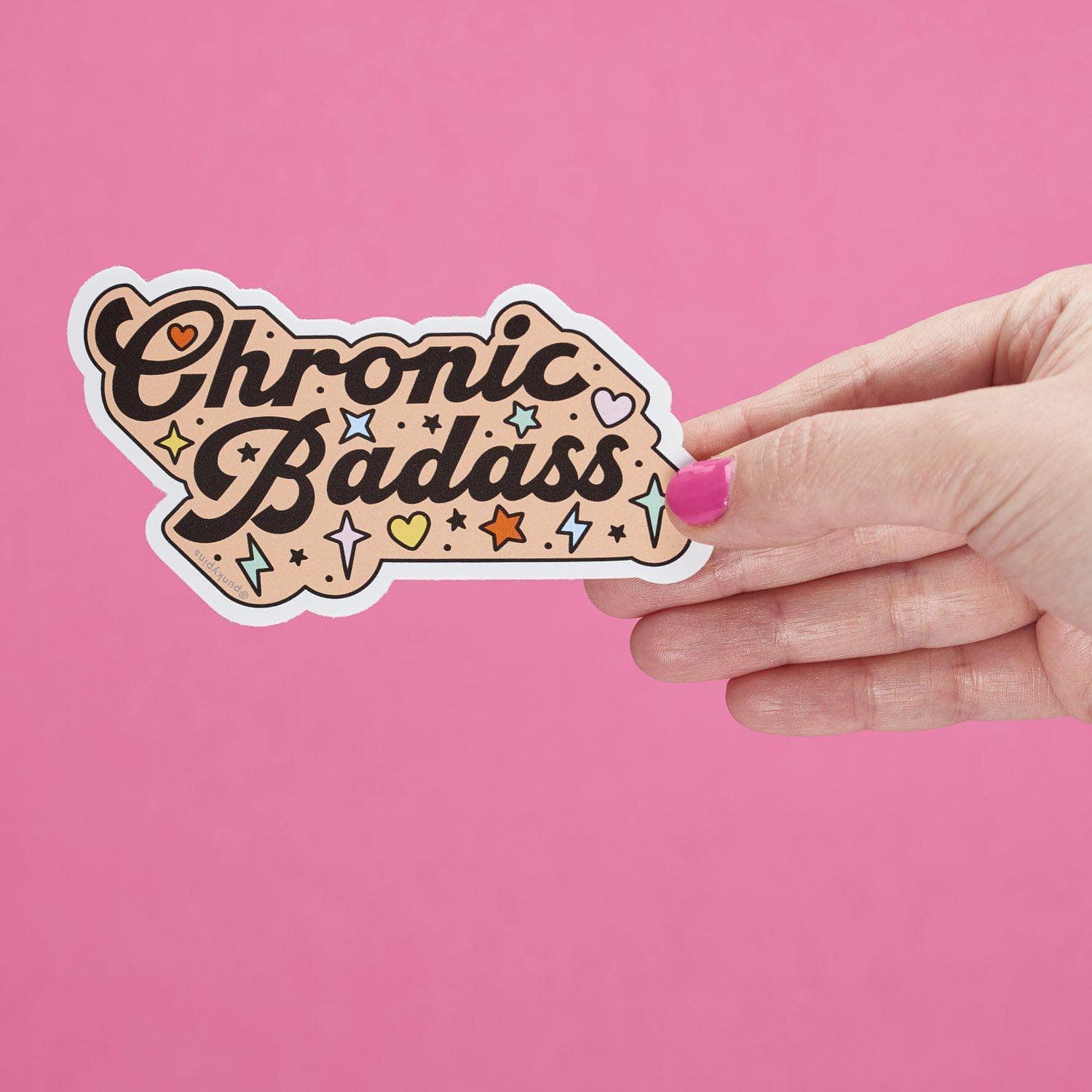 Punky Pins Chronic Badass Vinyl Sticker