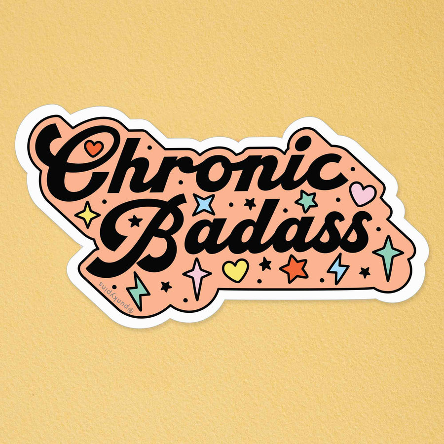 Punky Pins Chronic Badass Vinyl Sticker