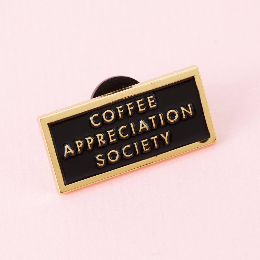 Punky Pins Coffee Appreciation Society Enamel Pin