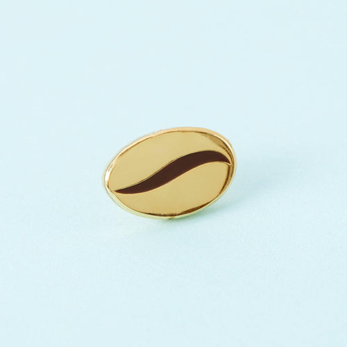 Coffee Bean Enamel Pin