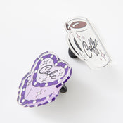 Punky Pins Coffee & Cake Acrylic Pin Pair