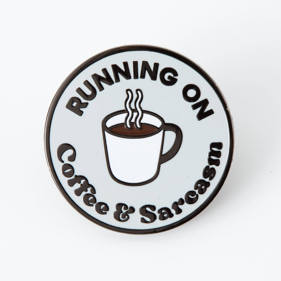 Punky Pins Coffee & Sarcasm Enamel Pin