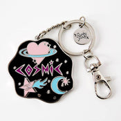 Cosmic Enamel Keyring