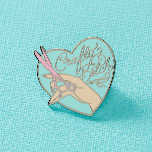 Crafty Bitch Enamel Pin