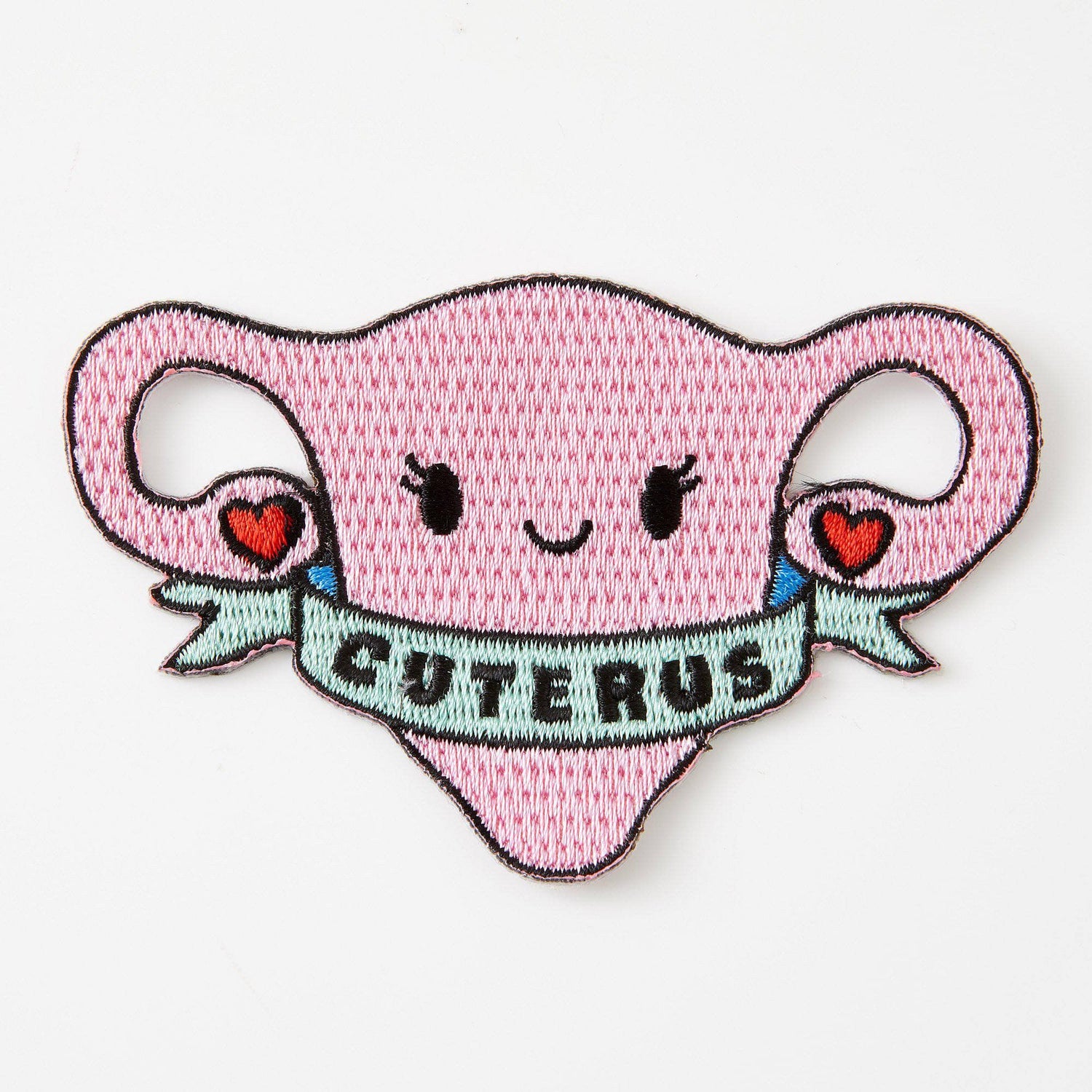 Punky Pins Cuterus Uterus Embroidered Iron On Patch