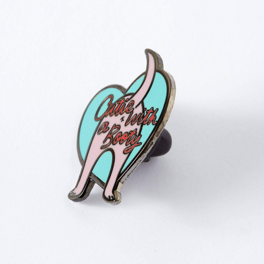 Punky Pins Cutie With A Booty Enamel Pin