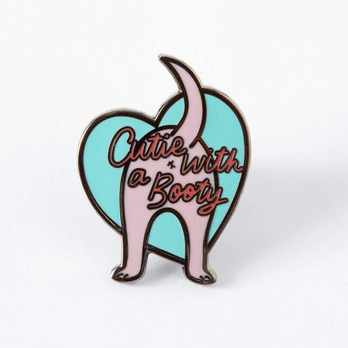 Punky Pins Cutie With A Booty Enamel Pin