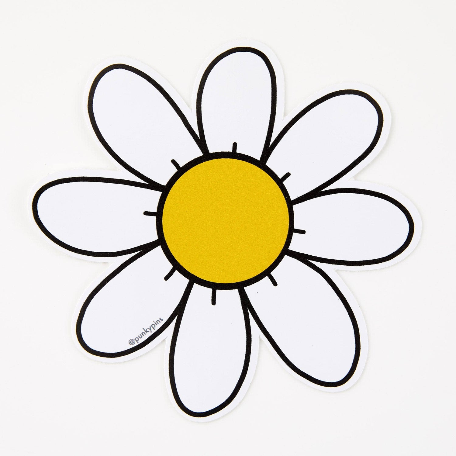 Punky Pins Daisy Vinyl Sticker