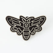 Punky Pins Death Head Moth Enamel Pin