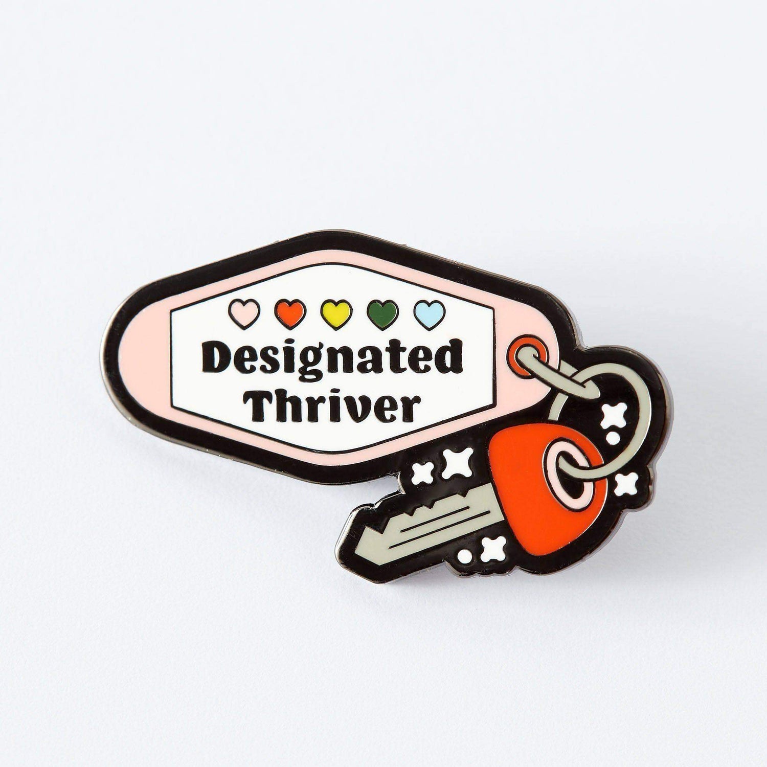 Punky Pins Designated Thriver Enamel Pin