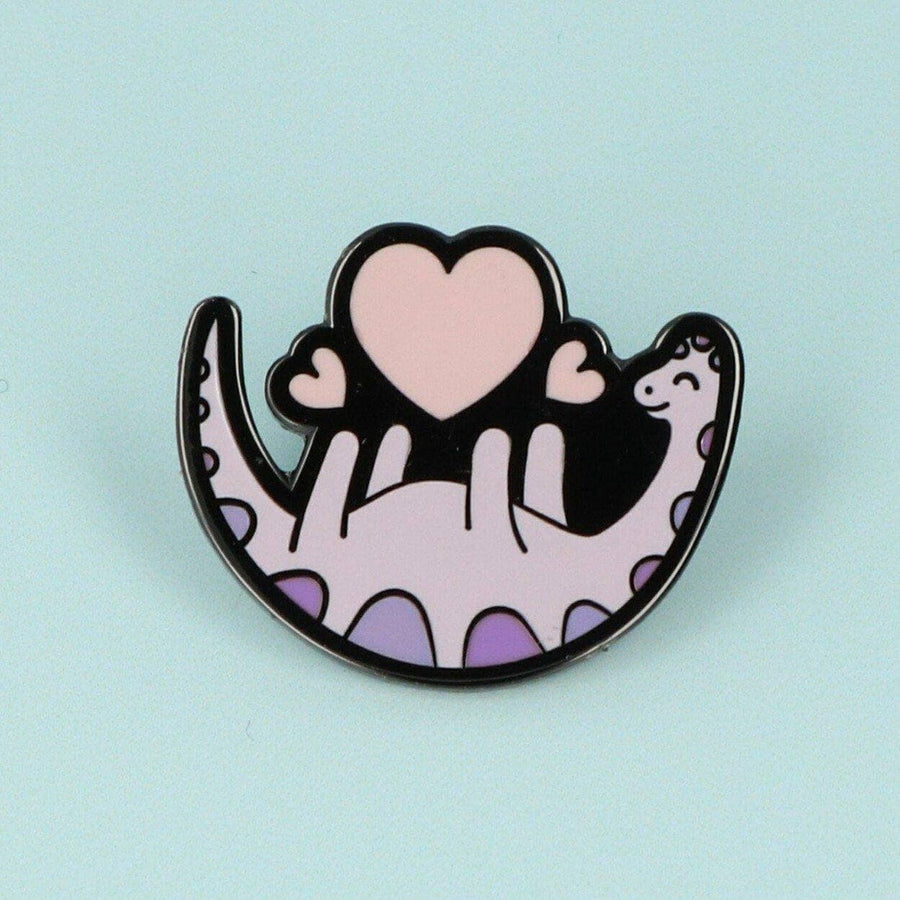 Punky Pins Dinosaur Love Enamel Pin