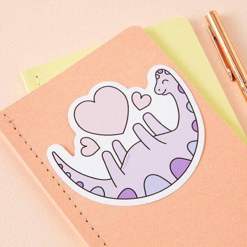 Dinosaur Love Large Vinyl Sticker