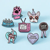 Punky Pins Dogs Forever Enamel Pin