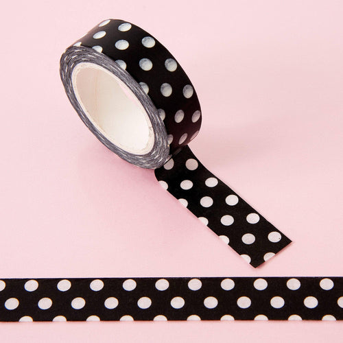 Dots Black Washi Tape