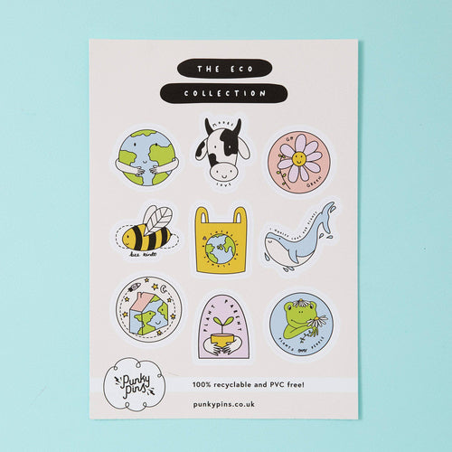 Earth Friends Eco Paper Sticker Sheet