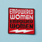 Punky Pins Empowered Women Embroidered Iron On Patch