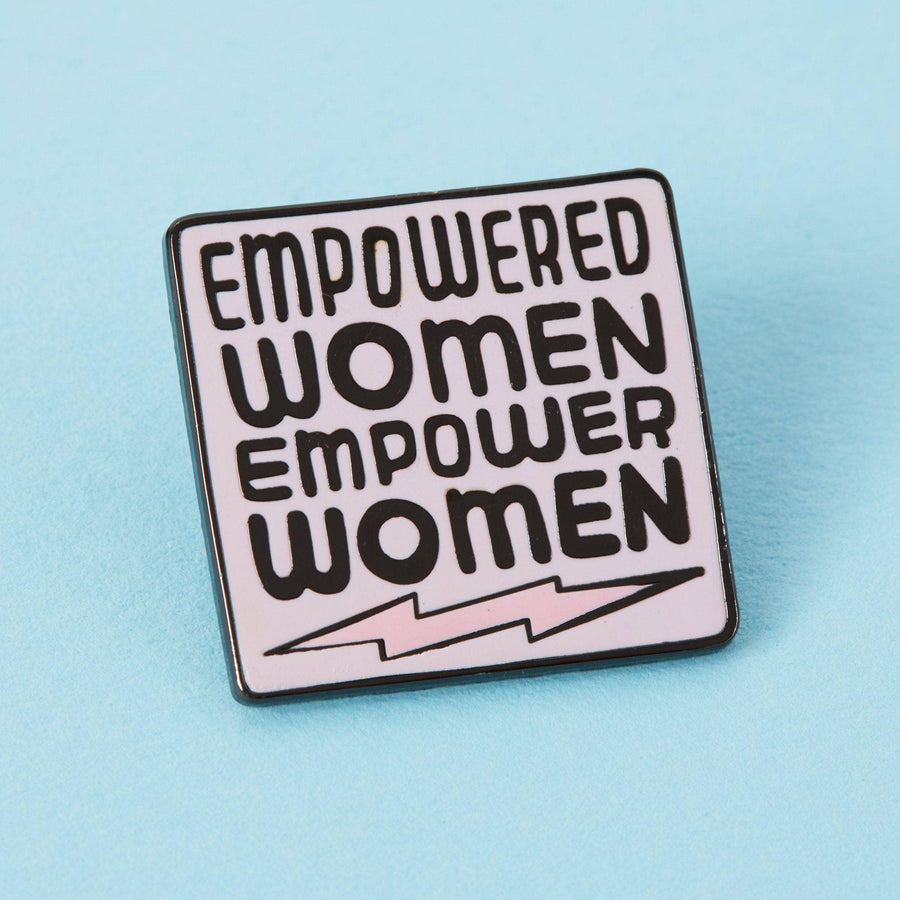 Punky Pins Empowered Women Empower Women Pink Enamel Pin - Limited Edition