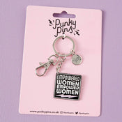 Empowered Women Enamel Keyring