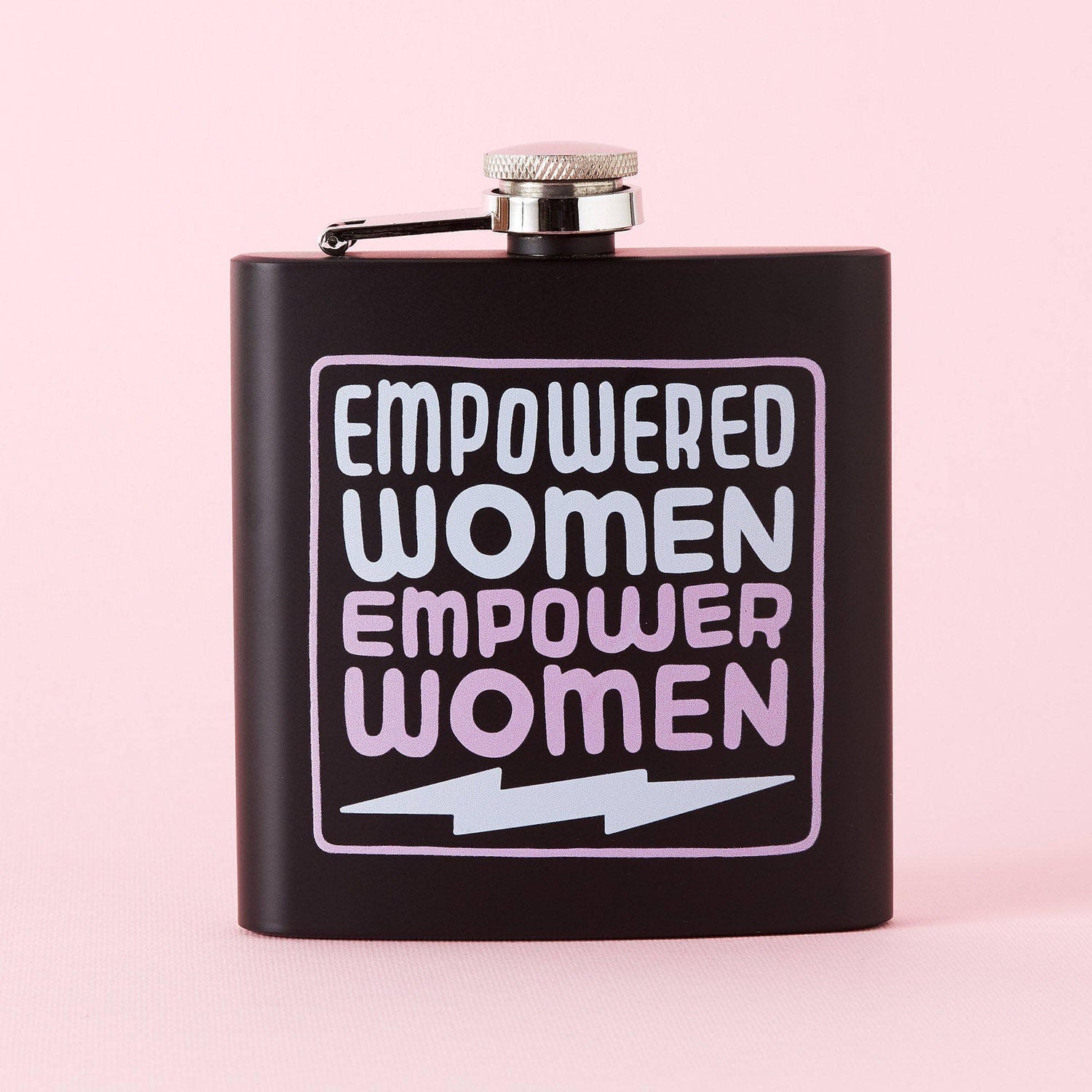 Punky Pins Empowered Women Hip Flask